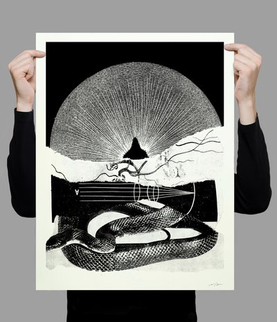 Curse poster mockup